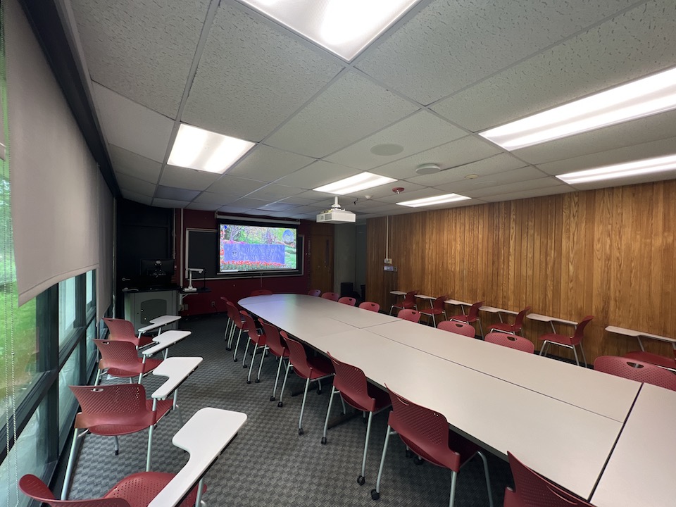 Golding 107 front of classroom