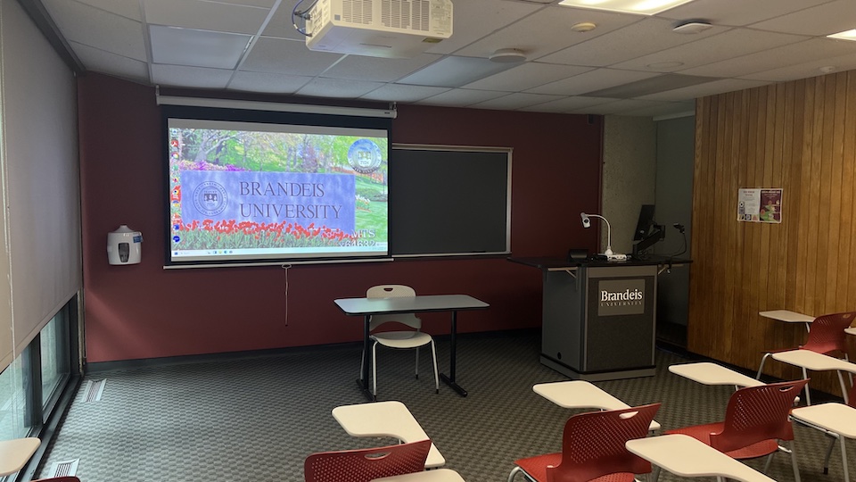 Golding 109 front of classroom