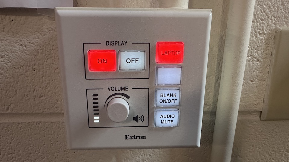 Goldsmith 200 control panel