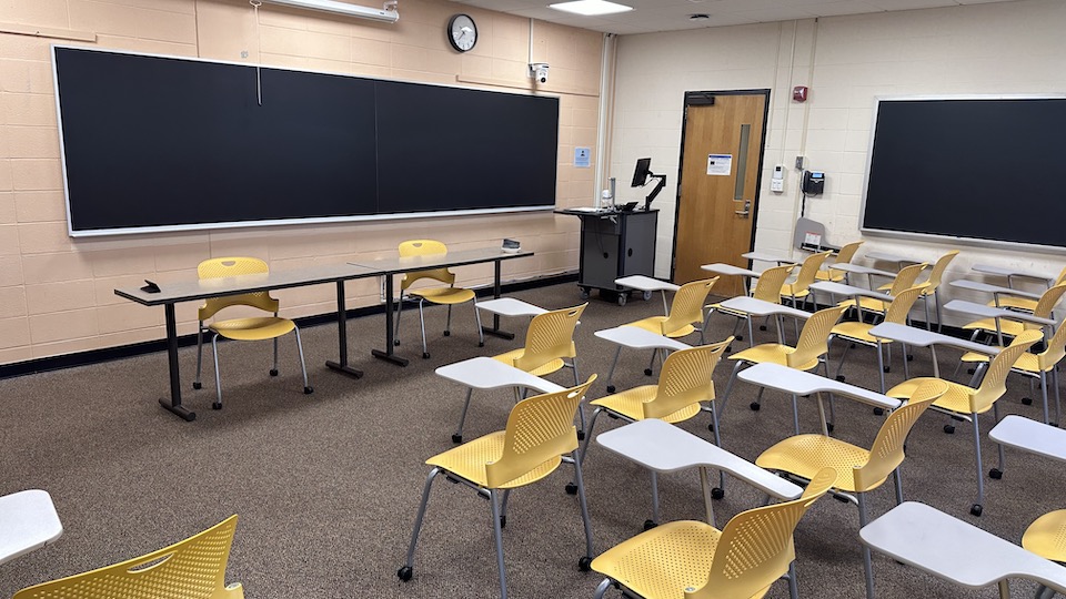 Goldsmith 300 front of classroom