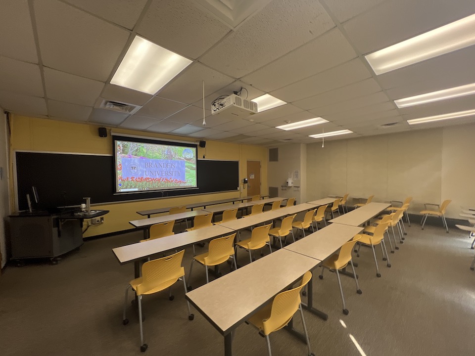 Goldsmith 317 front of classroom