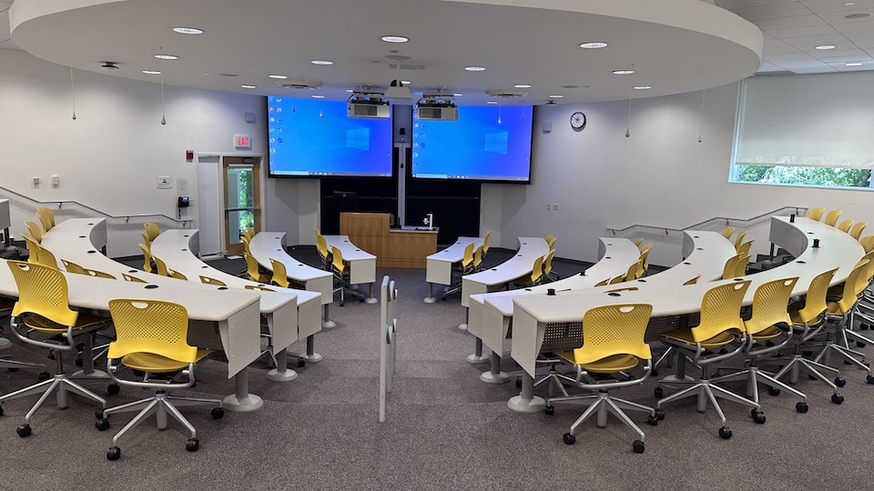 Schneider G04 front of classroom