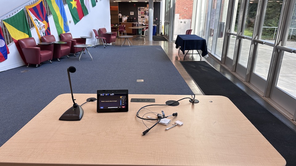 Heller Schneider Zinner Forum lectern