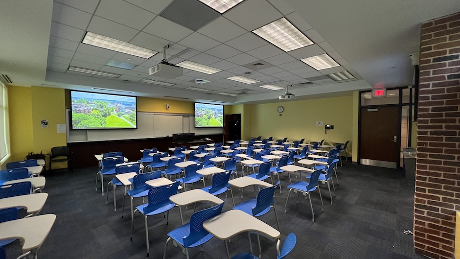 Lemberg 55 front of classroom