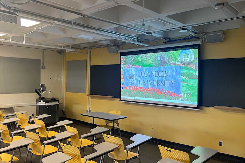 Lown 201 front of classroom