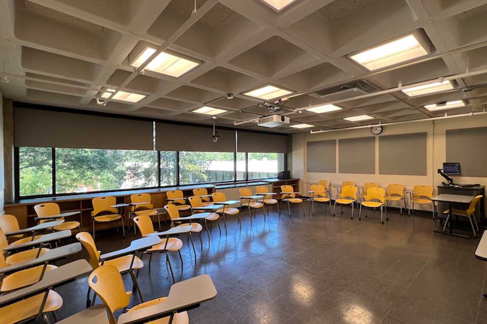 Lown 301 back of classroom