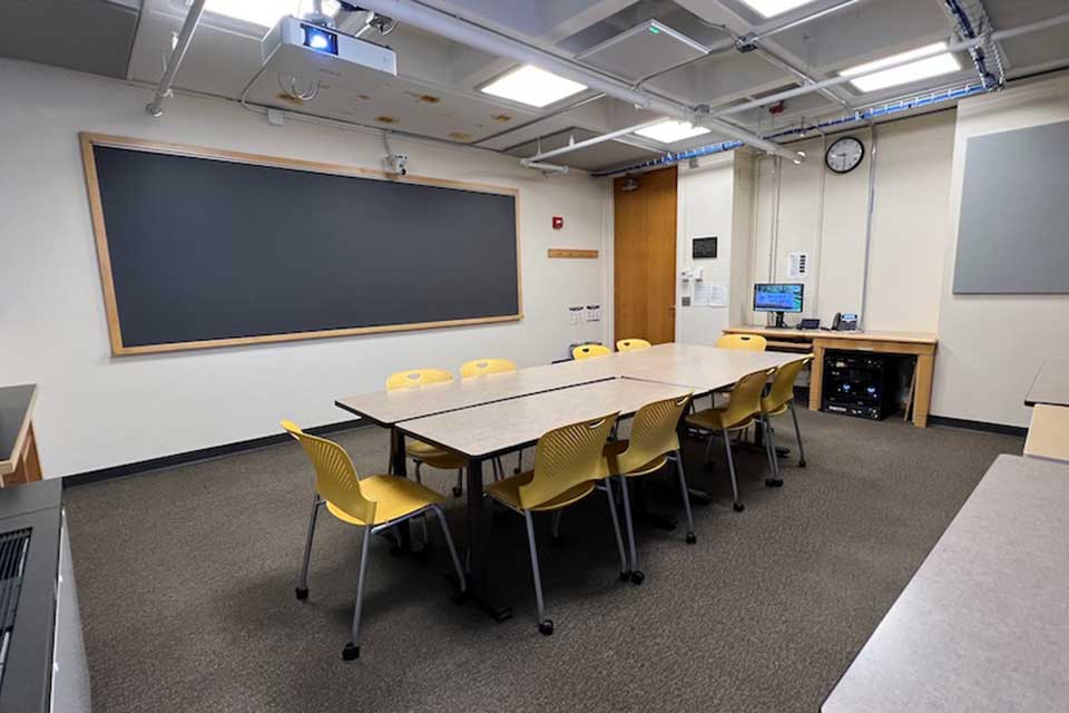 Lown 302 back of classroom