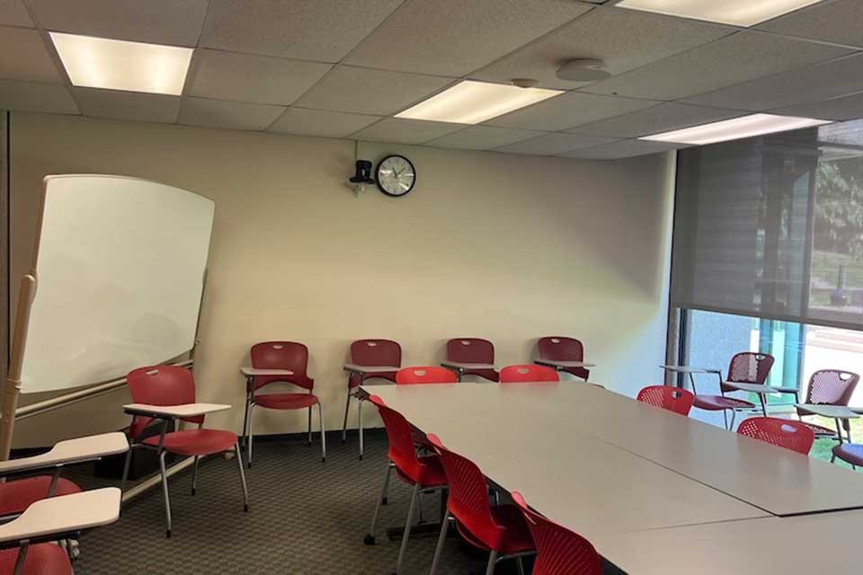 Olin-Sang 104 back of classroom