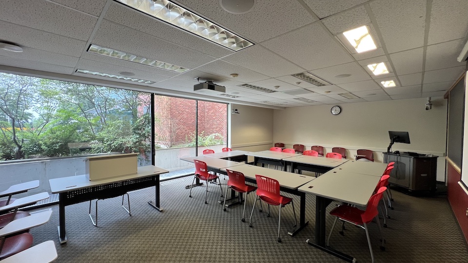 Olin-Sang 116 back of classroom