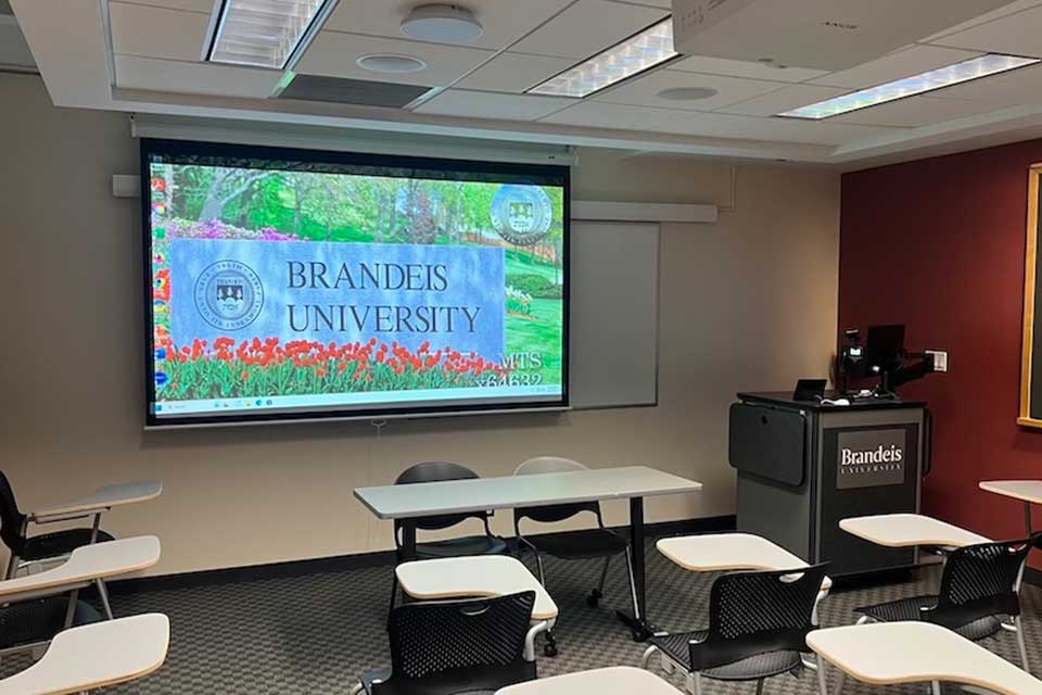 Olin-Sang 212 front of classroom