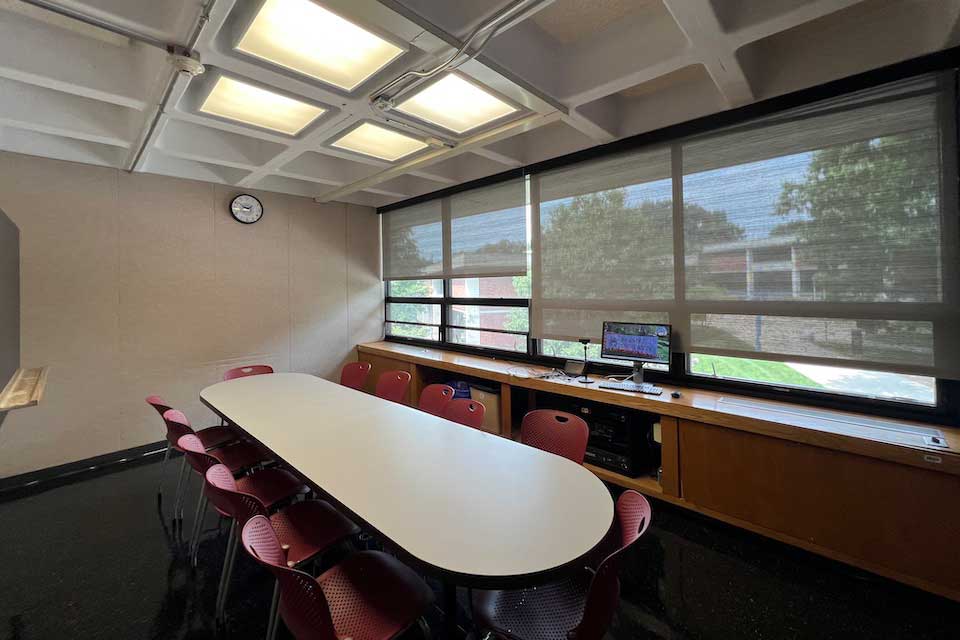 back of classroom