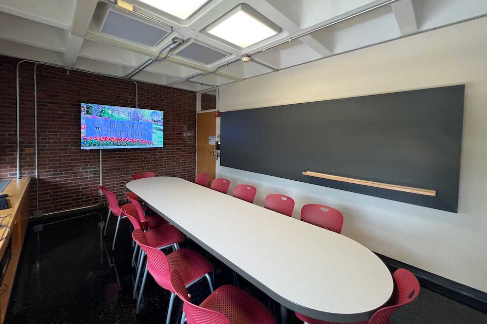 front of classroom