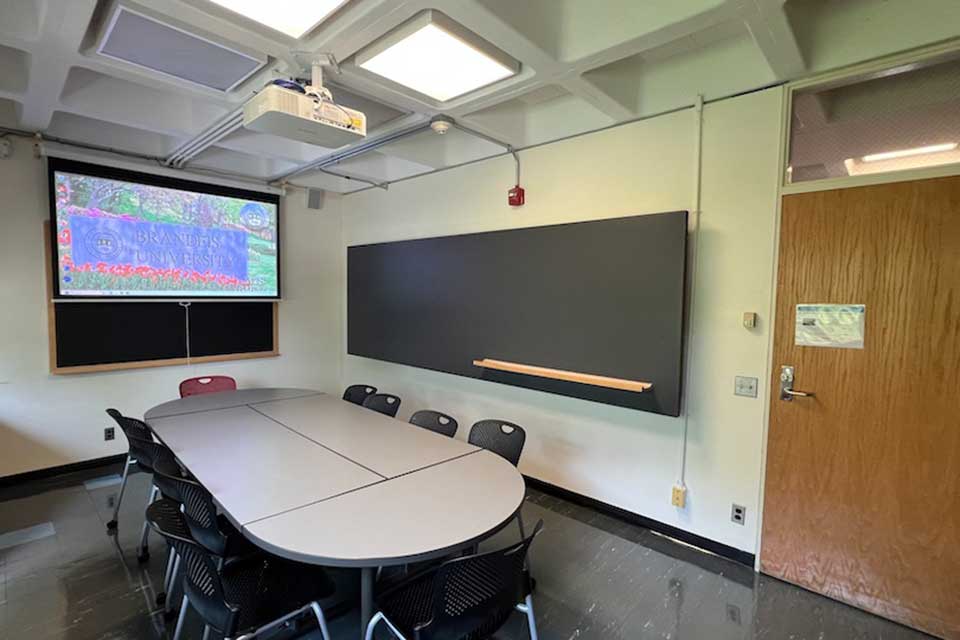 front of classroom