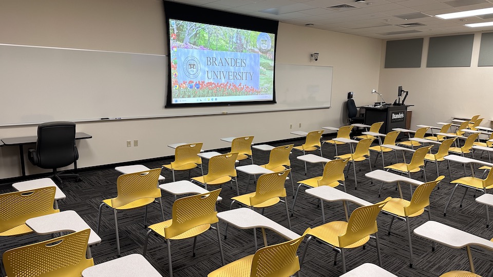 Rosenstiel 118 front of classroom