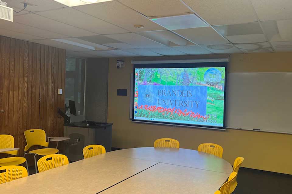 Shiffman 125 front of classroom