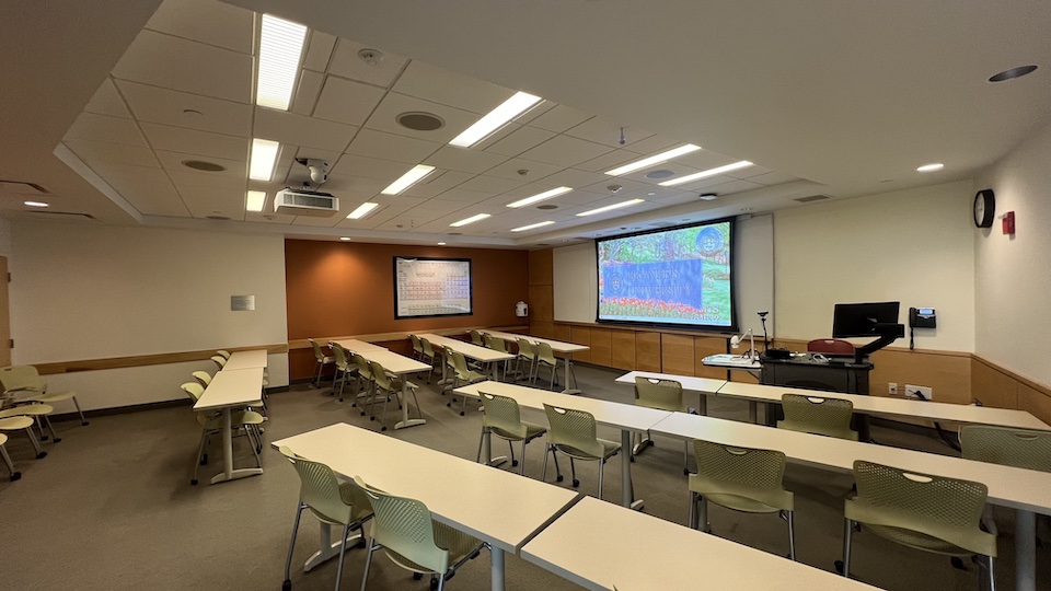 Shapiro Science Center GL14 front of classroom