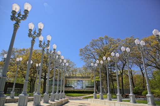 Image of Light of Reason on Brandeis campus