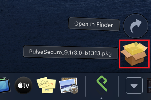 Pulse Secure for Mac installer file