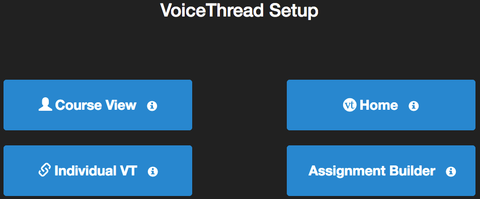 individual voice thread button