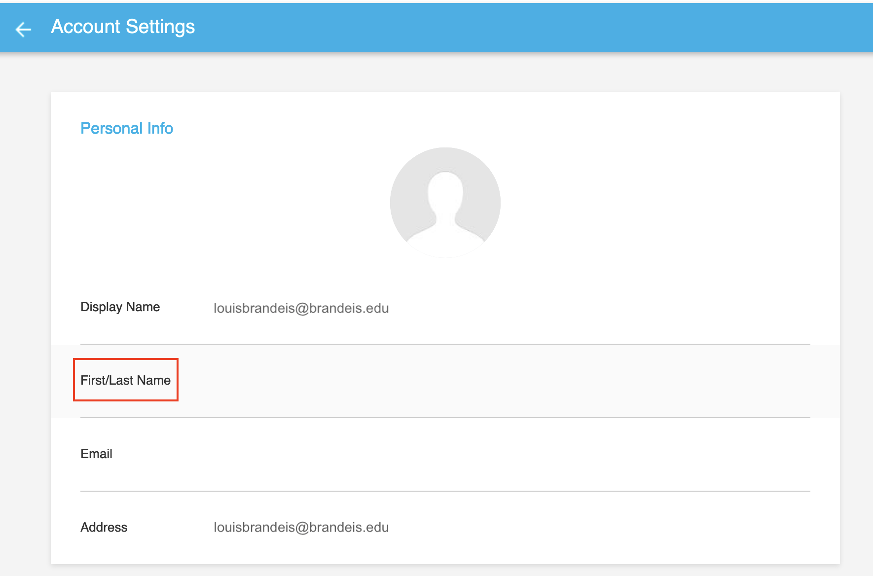 WebEx select Full Name