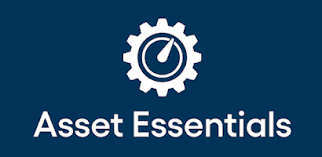 Asset Essentials a and e logo, dark blue background