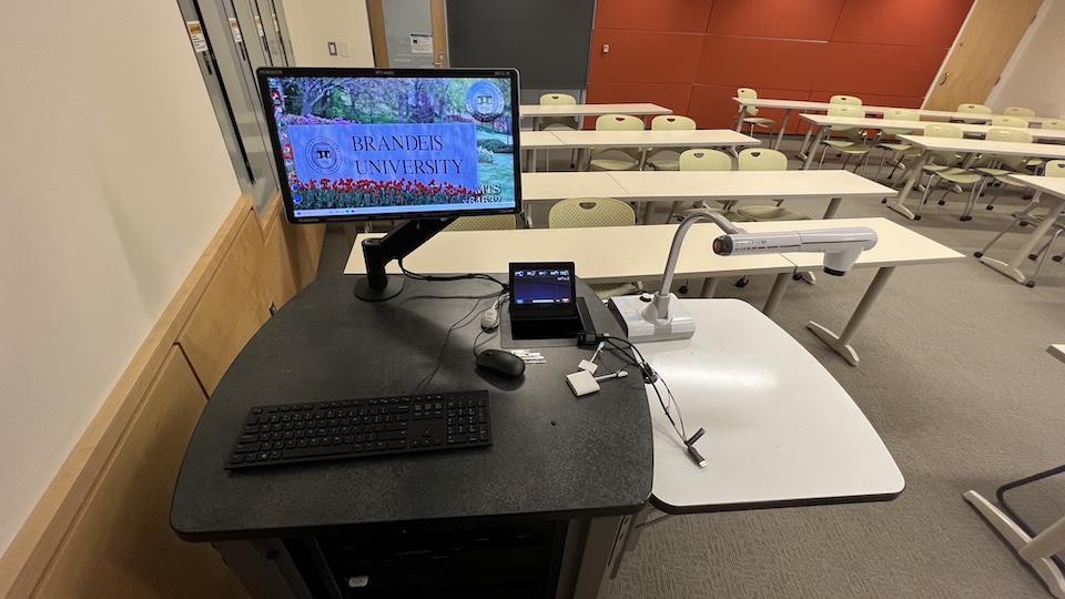 Shapiro Science Center LL16 lectern