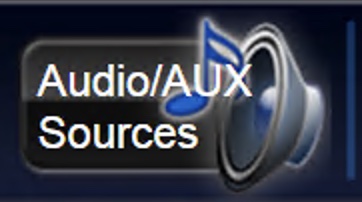 Audio/AUX sources button