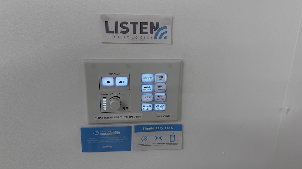 side wall control panel