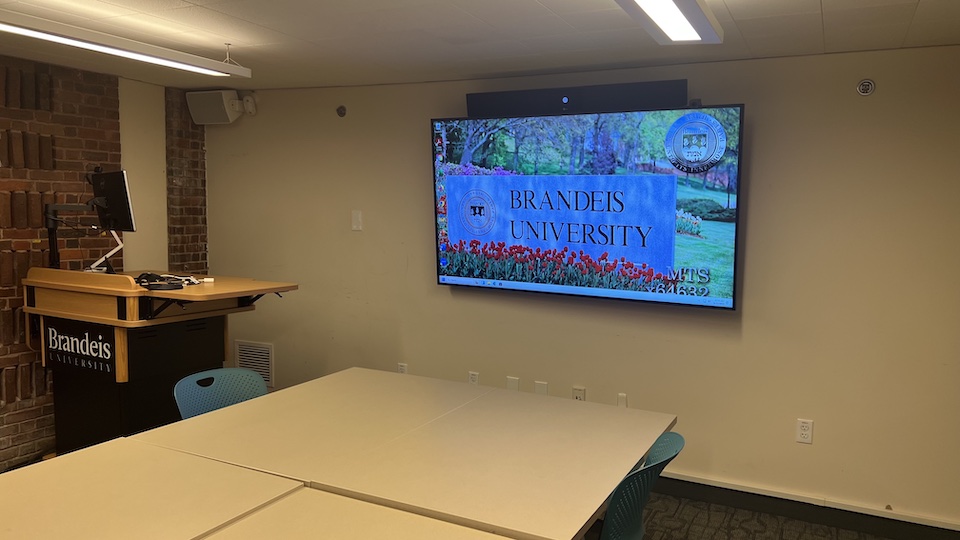 front of classroom