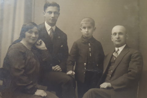 Family portrait from 1920s. 