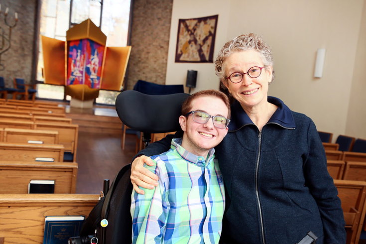 Rabbi Susan Harris and Spencer Raifman