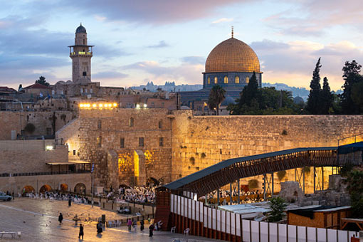 Jerusalem at sunset