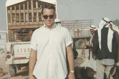 Ronald Kronish in Israel in 1966