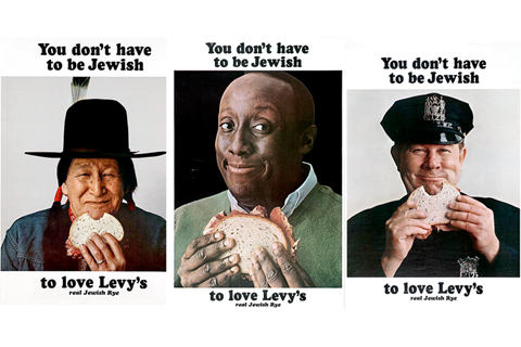 Advertisement for Levy's Jewish rye bread