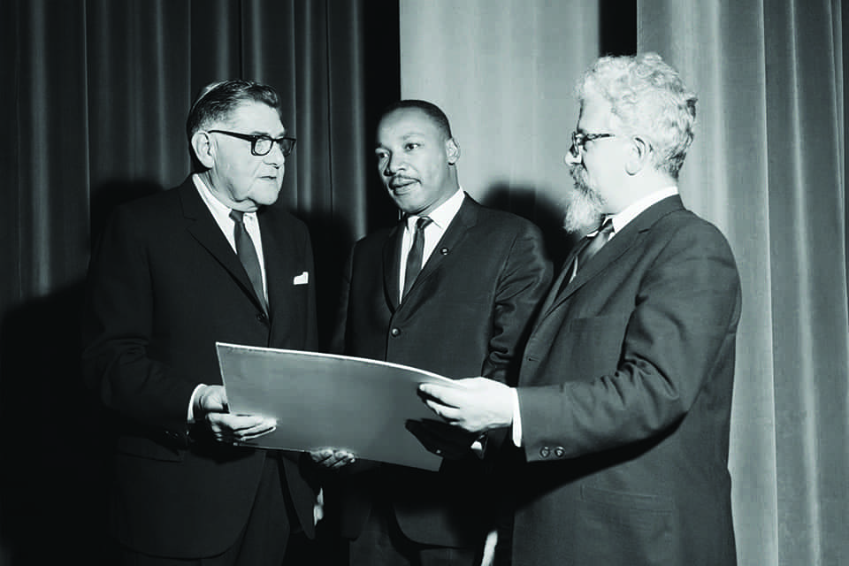 George Maislen, Martin Luther King Jr and Abraham Joshua Heschel