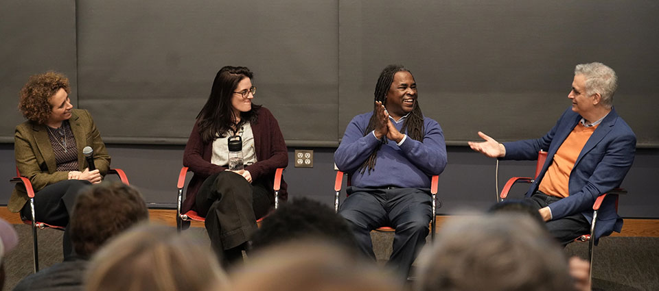 Ann Silvio, Evan Allen, Adrian Walker, and Neil Swidey