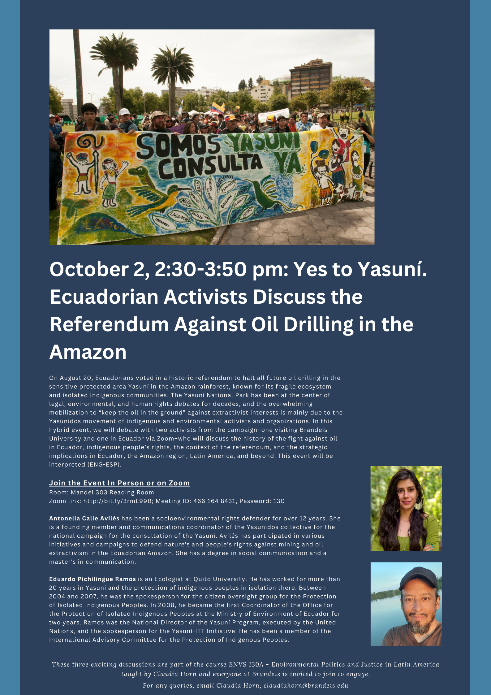 Yes to Yasuni