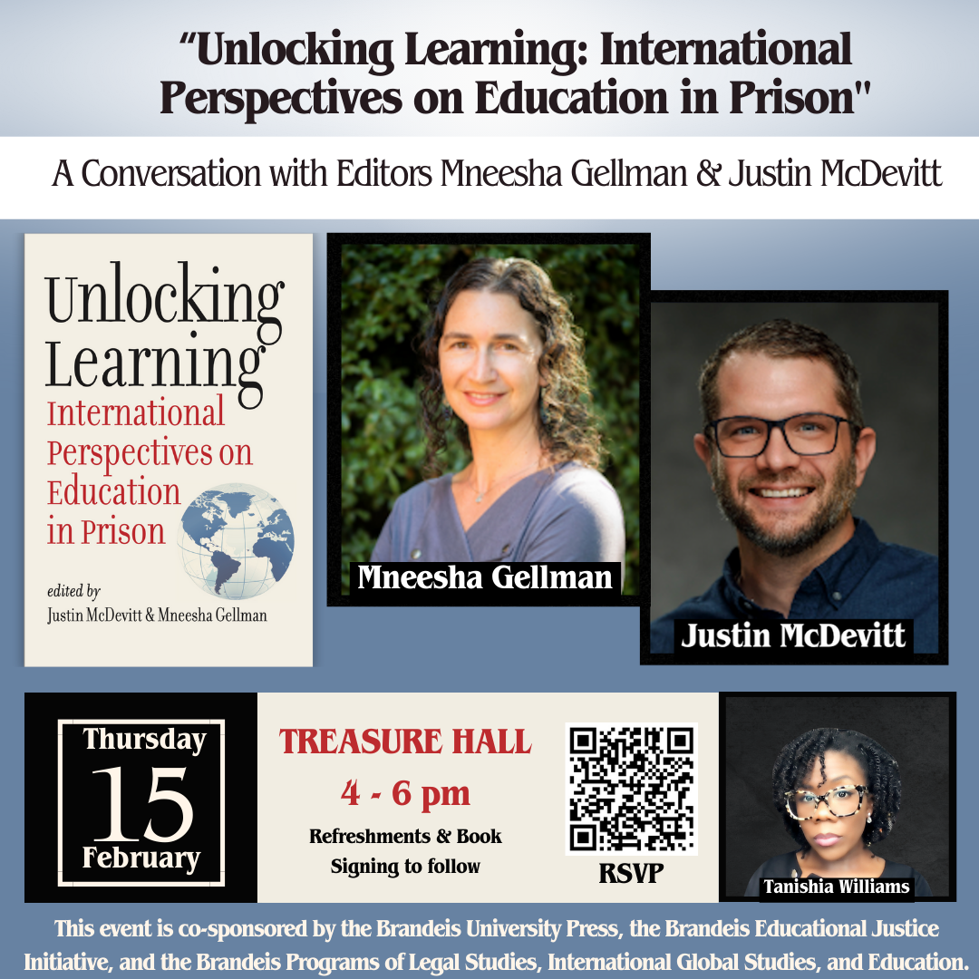 Unlocking Learning: International Perspectives on Education in Prison poster