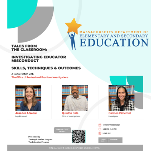 event flyer for Nov. 10th