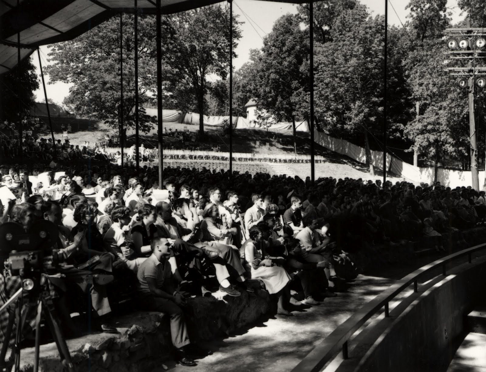 The large crowd at the first Creative Arts Festival