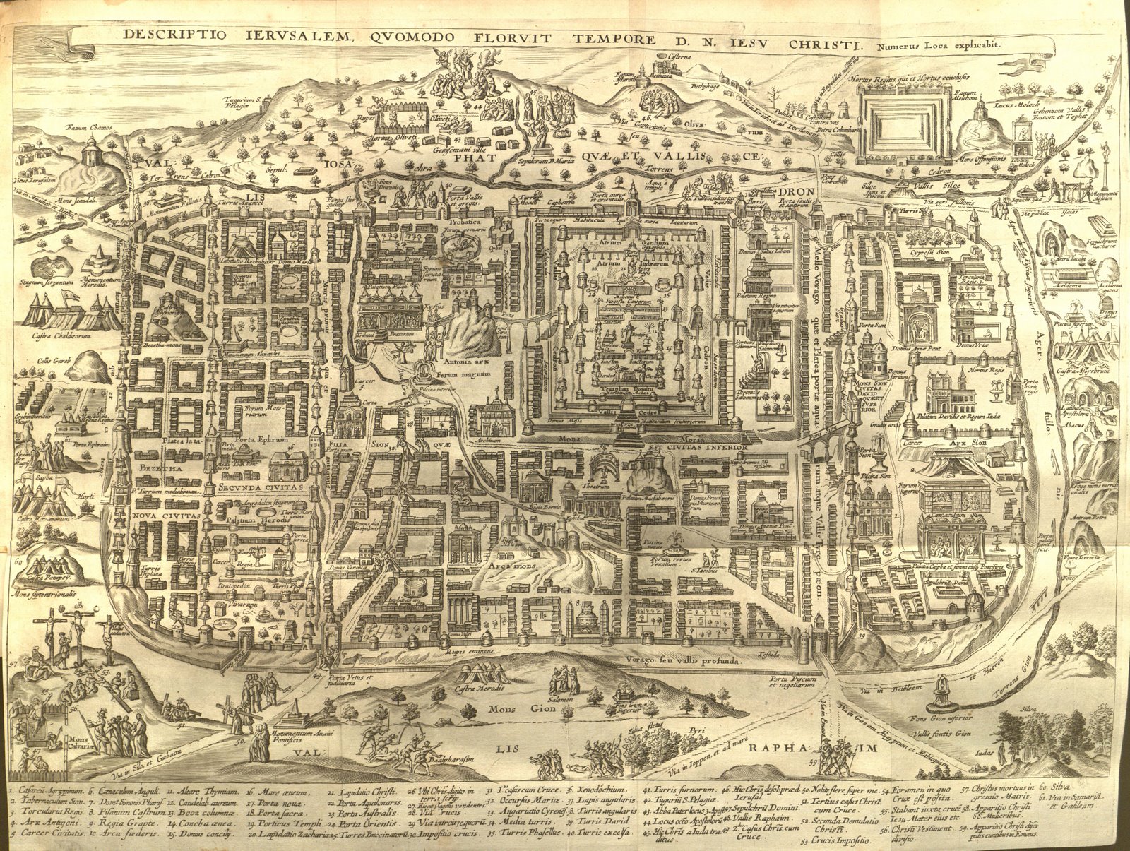 Map of Jerusalem