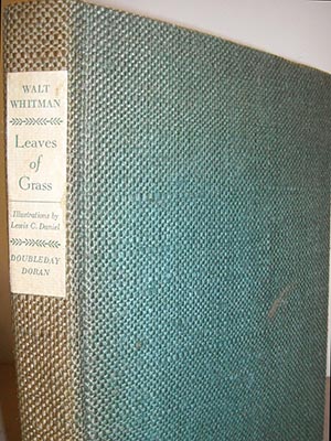 Cover of Leaves of Grass featuring book's spine