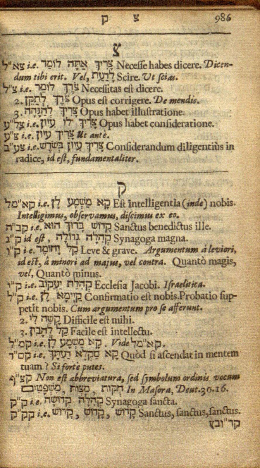 Excerpt from Synagoga Judaica, page 986