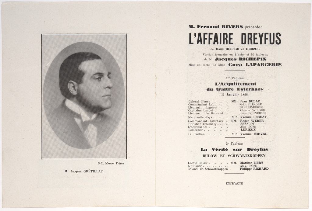 Program for Play: "L'Affaire Dreyfus"