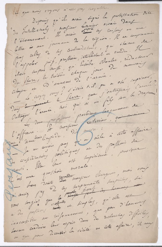 a handwritten page