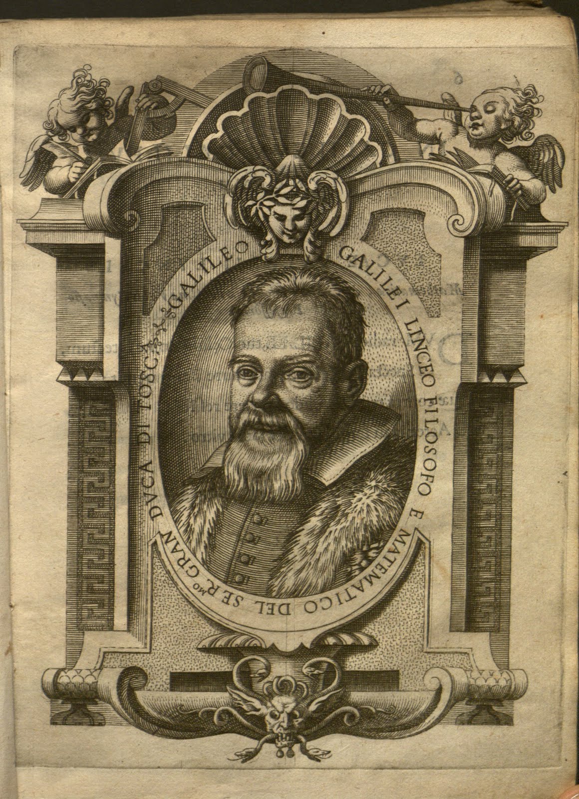 Gallileo portrait engraving