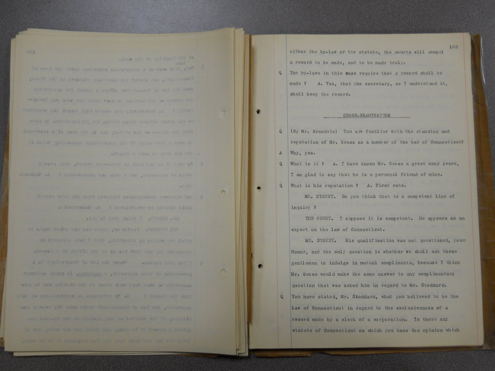 Louis Dembitz Brandeis Collection, Special Collections Spotlight, Collection Essays, Robert D. Farber University Archives and Special  Collections