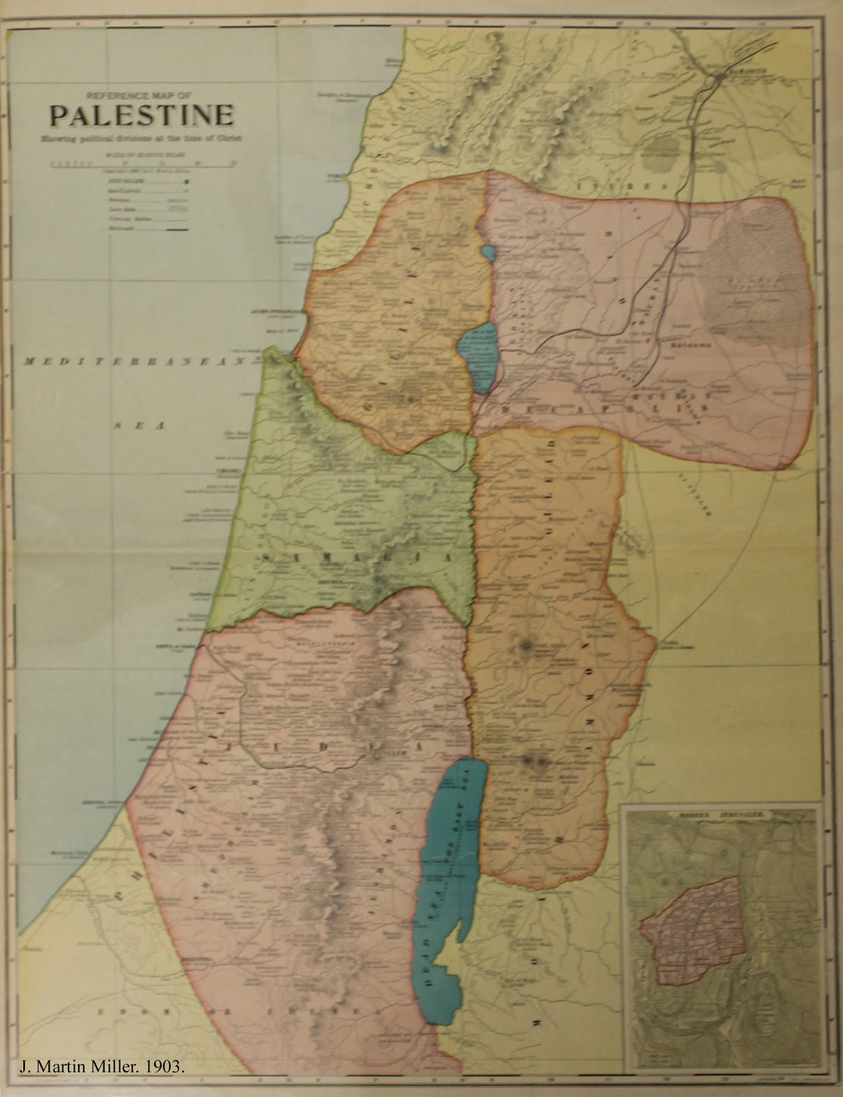 1903 Map of Palestine