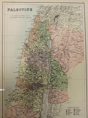 1882 map of Palestine