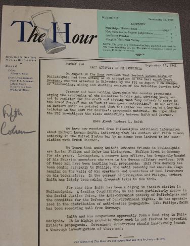 The Hour, a newsletter